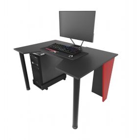 Стол геймерский ZEUS GAMER-1 черныйкрасный