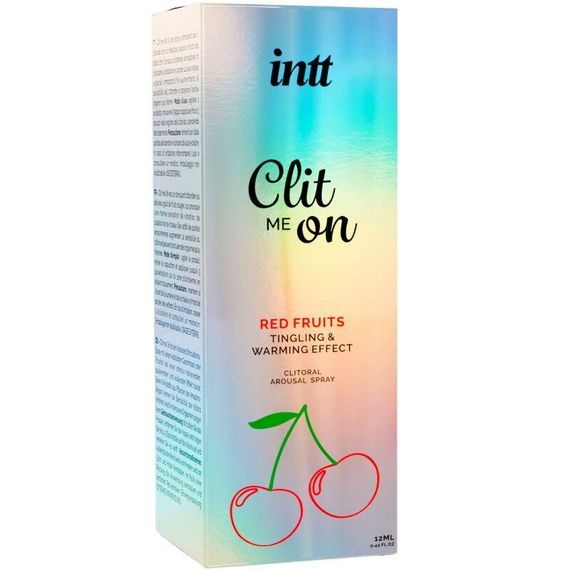 Збуджувальний спрей для клітора Intt Clit Me On Red Fruits Warming Effect 12 мл, зігріваючий ефект Sex Aura | Зображення 2