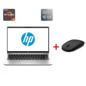 Ноутбук HP Probook 445 G10 / 14" (1920x1080) IPS / AMD Ryzen 5 7530U (6 (12) ядер по 2.0 - 4.5 GHz) / 16 GB DDR4 / 256 GB SSD / AMD Radeon Vega 6 Graphics / WebCam / TouchID б/в + Подарунок Бездротова миша / USB