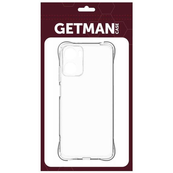 TPU чехол GETMAN Ease logo усиленные углы Full Camera для Motorola Moto G05 / E15 Бесцветный (прозрачный) | Зображення 1