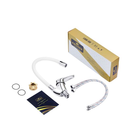 Змішувач для кухні Kroner KRM Odra - C032WHI (CV021173) | Зображення 2