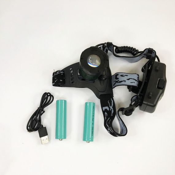 Ліхтар для рятувальників на голову POLICE BL-2188B-T6, Надпотужний налобний ліхтар GU-44 | Зображення 1