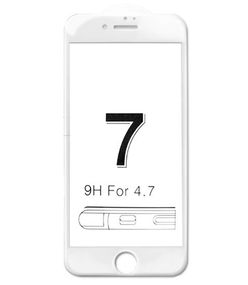 Full Glue защитное стекло для iPhone 7 / iPhone 8 - White