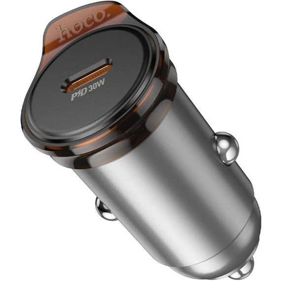 АЗП Hoco NZ16 Rigorous PD30W (1USB-C) Metal grey | Зображення 5