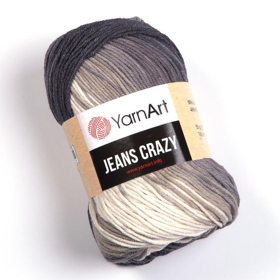 YarnArt Jeans Crazy 8204 пряжа ЯРНАРТ ДЖІНС КРЕЙЗІ