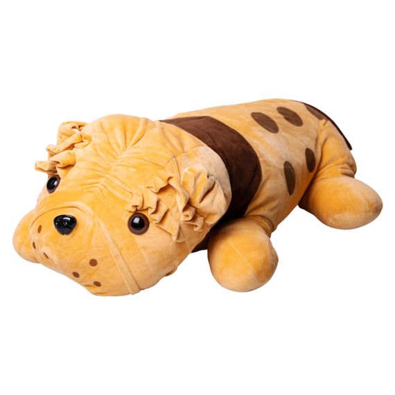 Іграшка-подушка з пледом всередині Собака обіймашка 65 (см) Коричневий Colorful Home 9527-40BR | Зображення 2