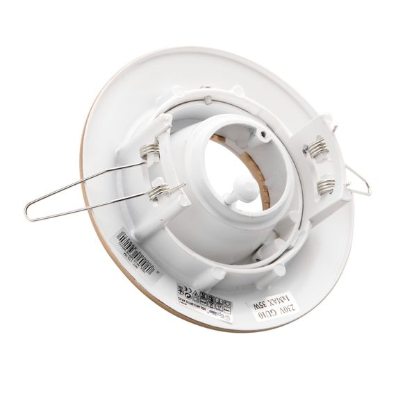 Светильник точечный декоративный HDL-M15 MR16 WH/G | Зображення 3