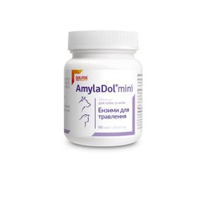 Витамины для собак и котов с нарушениями пищеварения Dolfos AmylaDol mini 90 табл