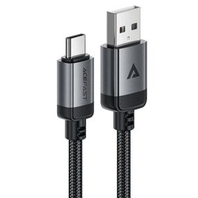 Дата кабель Acefast C20-04 USB to Type-C 3A (1.2m) Black