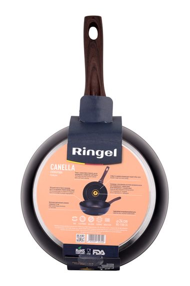 Сковорода RINGEL Canella глибока 24 см б/кришки (RG-1100-24) (RG-1100-24)