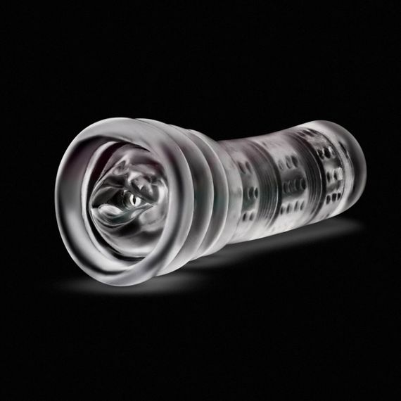 Мастурбатор Blush Rize – Luz Glow in the Dark Masturbator – Clear, всмоктування, світиться в темряві | Зображення 8
