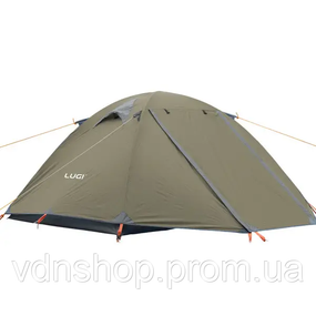 Намет двомісний 210×160×120 (см) кемпінговий туристичний LU-017 Хакі