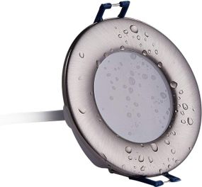 Вбудовані світлодіодні світильники 5 Вт (набір 5 шт) — ультратонкий дизайн і тепле світло, матовий, IP44, 230 В