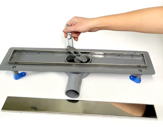 Душовий канал Maxiflow Prime Legal 50 см решітка Під плитку 4027.0Y050K.050.1 | Зображення 3