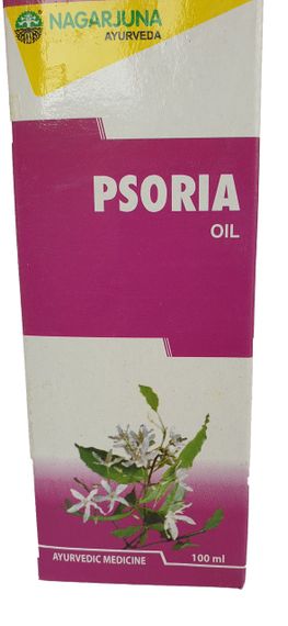 Масло Псория, 100 мл, Psoria Oil, Nagarjuna. При псоріазі