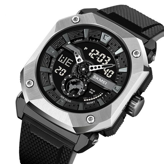 Годинник S2kmei 2272SIBK Silver-Black SALE | Зображення 2