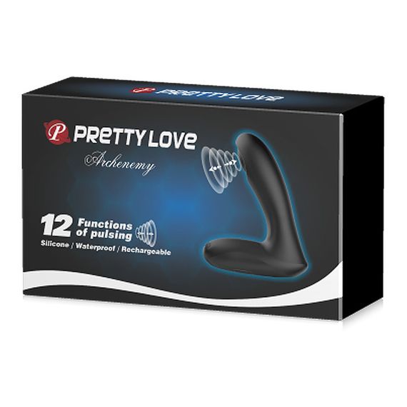 Масажер простати - Pretty Love Archenemy Pulsator Black Sex Aura | Зображення 6