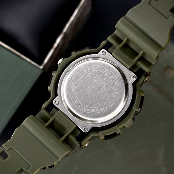 Чоловічий годинник Awarder 005 Тризуб золото Camo Green | Зображення 2