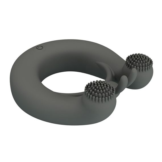 Ерекційне вібро кільце Pretty Love - Master Ring GREY, BI-210324-1 Sex Aura | Зображення 7