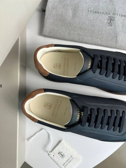 Кросівки Brunello Cucinelli Classic Dark Blue темно-сині ob431 | Зображення 5