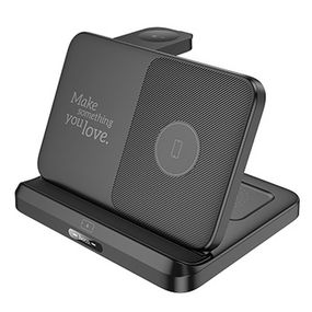 БЗУ Hoco CQ7 Fold Charge 3-in-1 Black