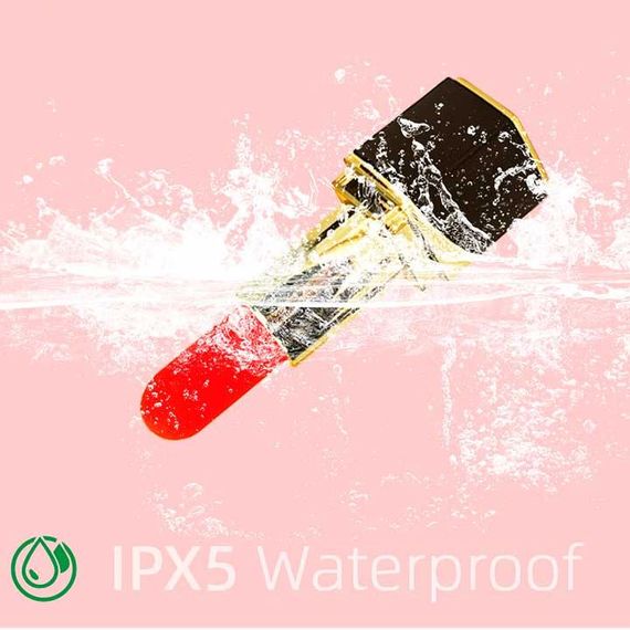 Вибратор для клитора "Помада" 10 режимов USB красный | Зображення 7