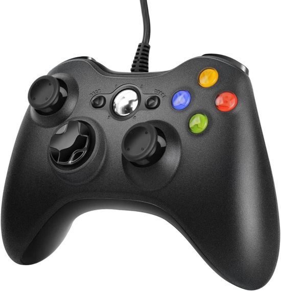 Контролер для ПК Xbox 360, ігровий USB-контролер, покращений дизайн, ергономічний кабельний контролер для X