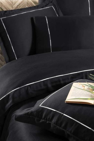 Постельное белье First Choice V.I.P Satin Moonlight 200 х 220 см Claudio Black | Зображення 1