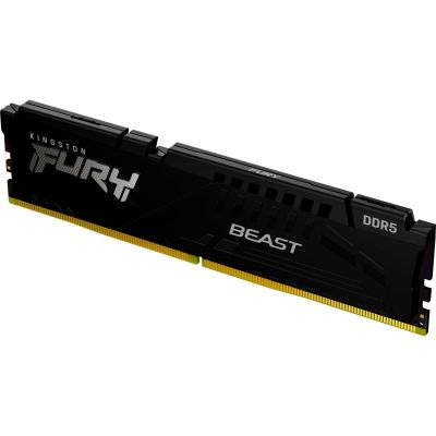Модуль памяти для компьютера DDR5 16GB 6400 MHz Beast Black EXPO Kingston Fury (ex.HyperX) (KF564C32BBE-16) | Зображення 1