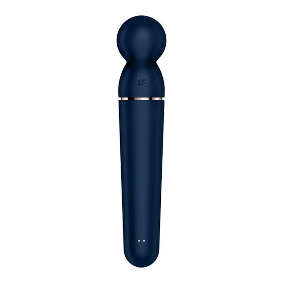 Вібромасажер Satisfyer Planet Wand-er Blue/Rosegold, дуже потужний, бездротовий Sex Aura | Зображення 2