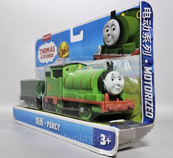 Классический моторизованный поезд Перси из юбилейной серии к 80-летию Thomas & Friends Оригинал Fisher-Price | Зображення 6