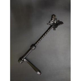 Стек із метеликом БДСМ Candy Hero шкіра, короткий, чорний