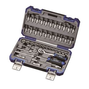 Набор инструментов профессиональный 1/4" 46 ед. Haisser BLACK 70256