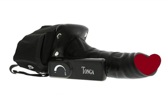 Чоловічий страпон з вібрацією ROBOTIC MALE STRAP-ON, BLACK sexstyle