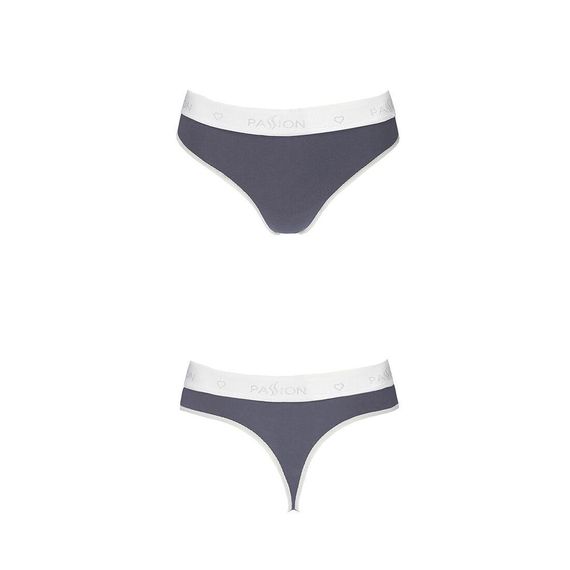 Спортивные трусики-стринги Passion PS007 PANTIES dark grey, size XL | Зображення 3