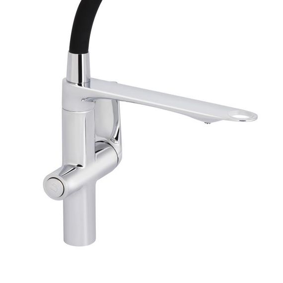 Змішувач для кухні Qtap Vlasta New з гнучким виливом з підключенням для питної води QTVLA364CRM45648 Chrome | Зображення 2
