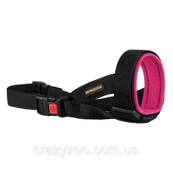 Намордник для собак Bronzedog 575107/T универсальный неопреновый розовый размер S 18-21 см 575107/T | Зображення 4