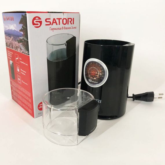 Кавомолка електрична SATORI SG-1803-BL, кавомолка електрична домашня. Колір: чорний | Зображення 6