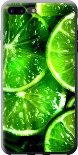 Чохол на iPhone 7 Plus Зелені часточки лимона "852u-337-2448"