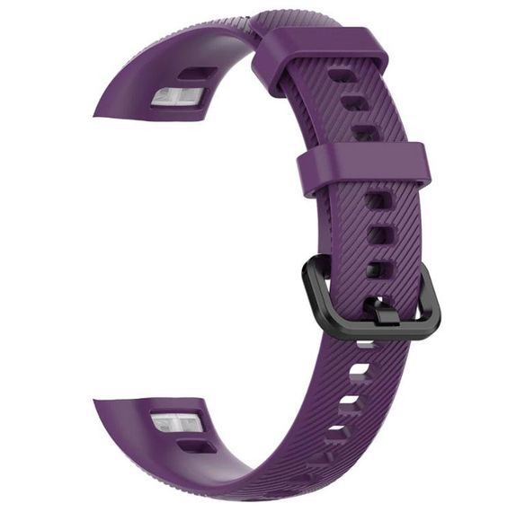 Силиконовый ремешок Primo для фитнес-браслета Huawei Honor Band 4 / 5 - Purple | Зображення 1