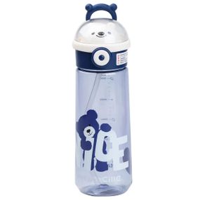 Пляшка для води 620 мл з трубочкою Синя HP17300BL