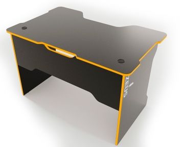 Стол компьютерный ZEUS TRON Stalker черныйоранж Стол ZEUS TRON Stalker черныйоранж