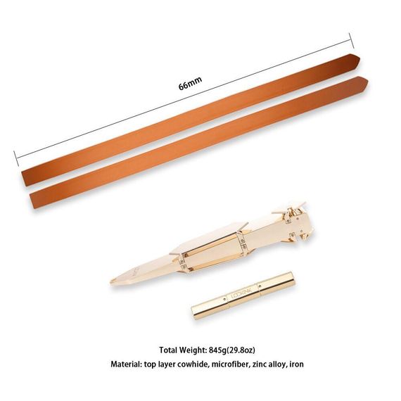 БДСМ-набір LOCKINK Teasing & Impact-Play Brown Set sexstyle | Зображення 8