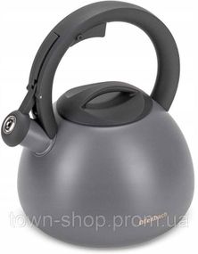 Чайник Ofenbach Silver 2.7л нержавеющая сталь, со свистком, серый матовый NB-100321
