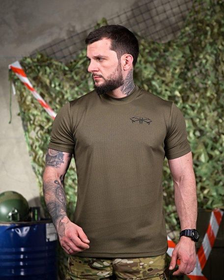 Тактическая потоотводящая футболка  Dron oliva ПП7636 | Зображення 2