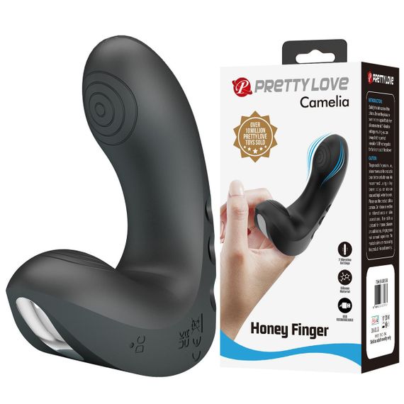 Кліторальний стимулятор на палець Pretty Love - CAMELIA, BI-300068 Sex Aura