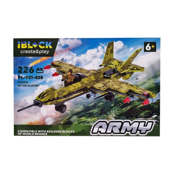 Дитячий конструктор військова техніка Конструктор розвиваючий для дітей від 6-років IBLOCK Армія