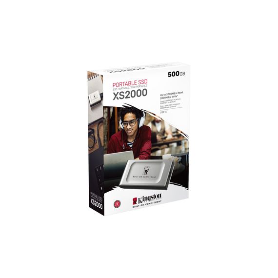 Накопитель SSD USB Type-C 500GB XS2000 Kingston (SXS2000/500GA) | Зображення 3