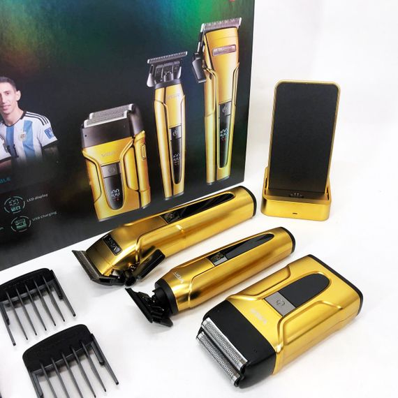 Машинка для стрижки на акумуляторі VGR, Акумуляторний універсальний тример для стрижки NQ-61 | Зображення 4