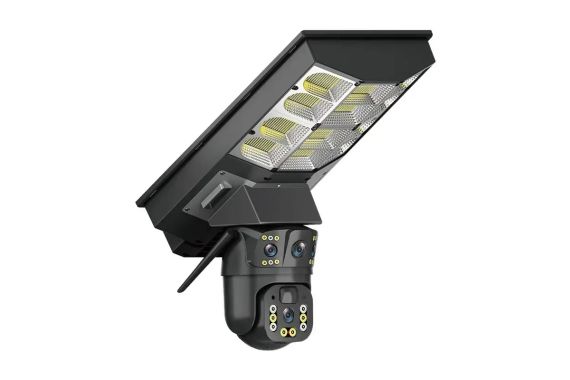 Камера видеонаблюдения PTZ уличная WiFi+LED лампа+солнечная панель (SPM-XA01/T19-4G) | Зображення 1